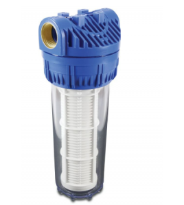 CARTRIDGEFILTER 10" KUNSTSTOF 1" BINNENDRAAD 8BAR 60MICRON POLYESTER GAAS