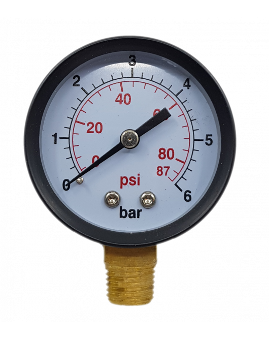 QUES DRUKMETER 0-6 BAR