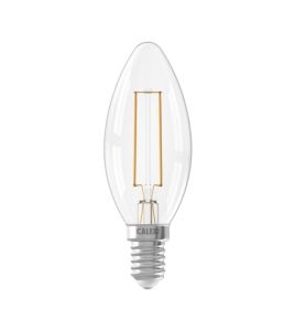 CALEX KAARS B35 HELDER STRAIGHT FILAMENT 220-240V 3.5W 250LM 2700K E14 DIMBAAR MET LED DIMMER