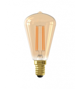 CALEX RUSTIEK ST48 GOUD STRAIGHT FILAMENT 220-240V 3.5W 250LM 2100K E14 DIMBAAR MET LED DIMMER