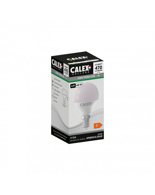 CALEX KOGEL P45 SMD 220-240V 4.9W 470LM 2700K E14 NIET DIMBAAR