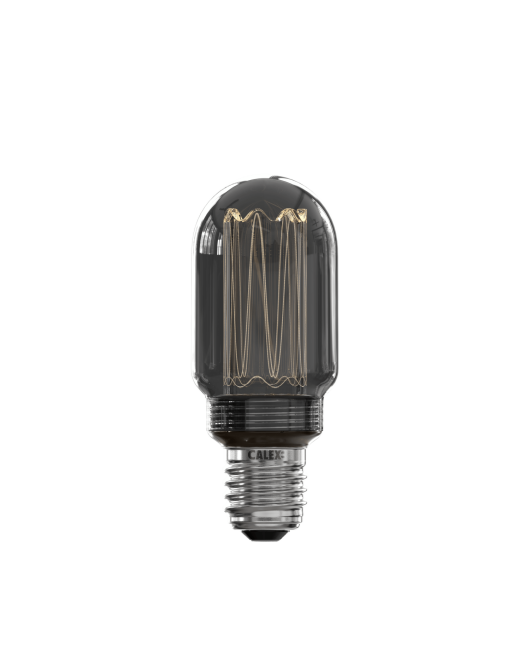 CALEX LED GLASFIBER BUIS LAMP T45 220-240V 3,5W 40LM 2000K TITANIUM E27 DIMBAAR