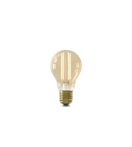 CALEX STANDAARD A60 GOUD STRAIGHT FILAMENT 220-240V 4.5W 470LM 2100K E27 DIMBAAR MET LED DIMMER