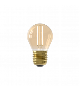 CALEX KOGEL P45 GOUD STRAIGHT FILAMENT 220-240V 3.5W 250LM 2100K E27 DIMBAAR MET LED DIMMER