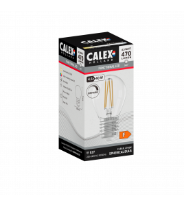 CALEX KOGEL P45 HELDER STRAIGHT FILAMENT 220-240V 4.5W 470LM 2700K E27 DIMBAAR MET LED DIMMER