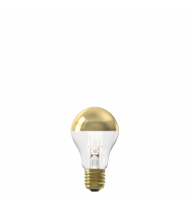 CALEX KOPSPIEGEL A60 GOUD STRAIGHT FILAMENT 220-240V 4W 180LM 1800K E27 DIMBAAR MET LED DIMMER