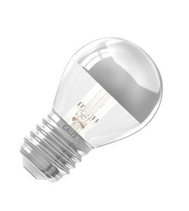 CALEX KOPSPIEGEL P45 CHROME STRAIGHT FILAMENT 220-240V 3.5W 250LM 2700K E27 DIMBAAR MET LED DIMMER