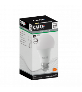 CALEX POWER LED STANDAARD A60 SMD 220-240V 8.8W 806LM 2700K E27 DIMBAAR MET LED DIMMER