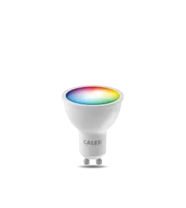 CALEX SMART REFLECTOR SMD 220-240V 4.9W 345LM RGB + 2200-4000K GU10 DIMBAAR MET APP