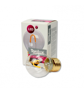 TLUX F-LED KOGEL D45 2700K H 1W E27 ACTIE PRIJS!