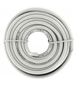 QL COAX KABEL RG59 WIT 10M QL COAX KABEL RG59 WIT 10M