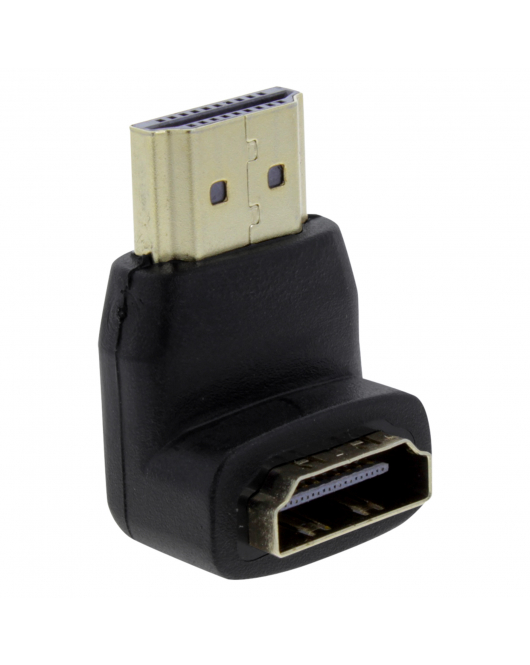 QL HDMI CONNECTOR GOLD PL HAAKS MA/FEM