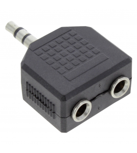 QL STEREO SPLITTER 3.5MM 1ST MA/2ST FEM QL STEREO SPLITTER 3.5MM 1ST MA/2ST FEM