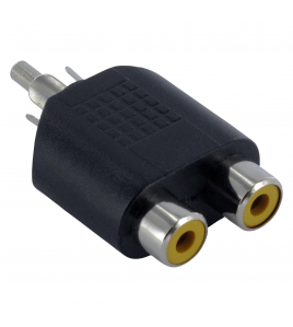 QL TULP SPLITTER 1RCA MA/2RCA FEM QL TULP SPLITTER 1RCA MA/2RCA FEM