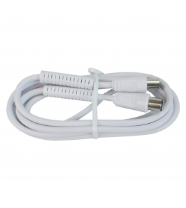 QL COAX KABEL 3C2V HF STEK RECHT WIT 1M QL COAX KABEL 3C2V HF STEK RECHT WIT 1M