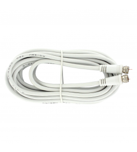 QL COAX KABEL RG59 F-CONNECTOR WIT 5M QL COAX KABEL RG59 F-CONNECTOR WIT 5M