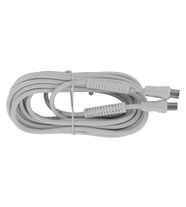 QL COAX KABEL 3C2V HF STEK RECHT WIT 5M QL COAX KABEL 3C2V HF STEK RECHT WIT 5M