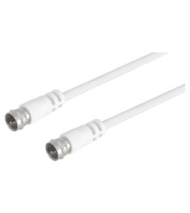 QL COAX KABEL RG59 F-CONNECTOR WIT 2M QL COAX KABEL RG59 F-CONNECTOR WIT 2M