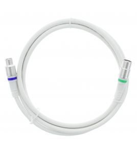 QL COAX KABEL KK STEKKER RECHT WIT 1.5M QL COAX KABEL KK STEKKER RECHT WIT 1.5M