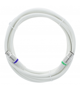 QL COAX KABEL KK STEKKER RECHT WIT 3M QL COAX KABEL KK STEKKER RECHT WIT 3M
