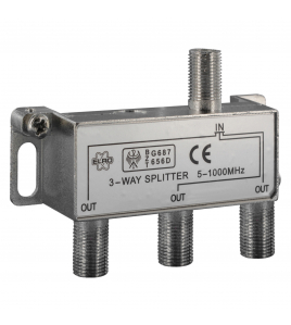 QL COAX F-SPLITTER 3-WEG QL COAX F-SPLITTER 3-WEG