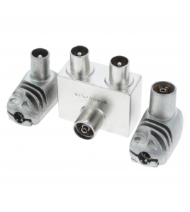 QL COAX SPLITTER KK TV/2 STEK MA/FEM HKS QL COAX SPLITTER KK TV/2 STEK MA/FEM HKS