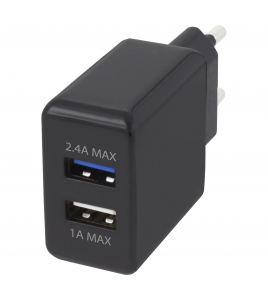 QL THUISLADER DUO 230V 5V 2.4A MAX ZWART QL THUISLADER DUO 230V 5V 2.4A MAX ZWART