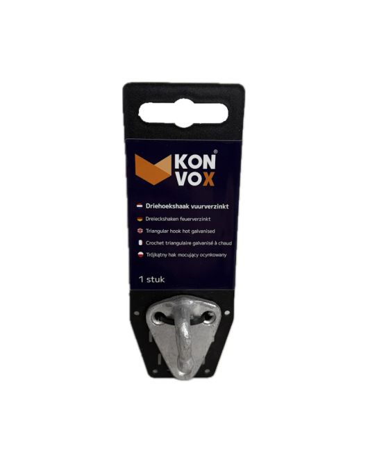 KONVOX DRIEHOEKSHAAK VUURVERZINKT