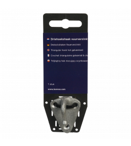 KONVOX DRIEHOEKSHAAK VUURVERZINKT