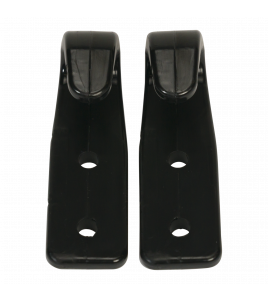 KONVOX CARROSSERIEHAAK KUNSTSTOF ZWART, SET A 2 ST