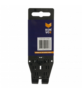 KONVOX CARROSSERIEHAAK KUNSTSTOF ZWART, SET A 2 ST