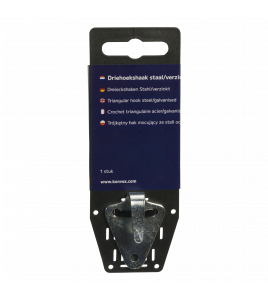 KONVOX DRIEHOEKSHAAK STAAL/VERZINKT