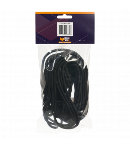 KONVOX ELASTISCH KOORD 6MM X 15MTR ZWART