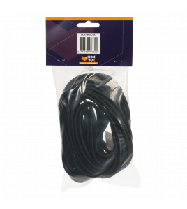 KONVOX ELASTISCH KOORD 6MM X 12MTR ZWART