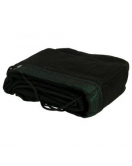 KONVOX AANHANGWNET FIJNMAZIG MET ELASTIEK 1,4X2,5M ZWART