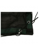 KONVOX AANHANGWNET FIJNMAZIG MET ELASTIEK 1,4X2,5M ZWART