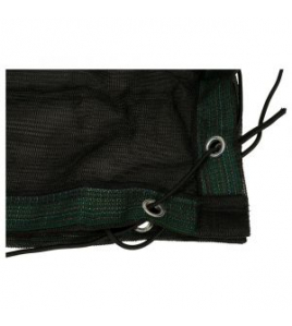 KONVOX AANHANGWNET FIJNMAZIG MET ELASTIEK 1,4X2,5M ZWART