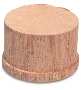 EINDSTOP HOUT 125 MM SPIE 10BAR