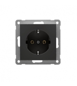 INB.STOPCONT. ENKEL+RA BADORA ZWART