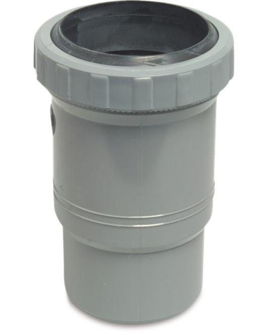 EXPANSIESTUK PVC-U 110 MM LIJMMOF X MANCHET GRIJS EXPANSIESTUK PVC-U 110 MM LIJMMOF X MANCHET GRIJS
