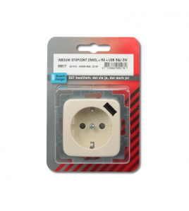 STOPCONT.ENKEL+RA+USB B&amp;J REFLEX EW