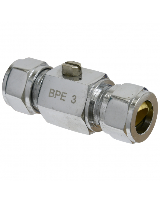 SV KOGELKRAAN MINI CHROOM KNEL 12X12MM