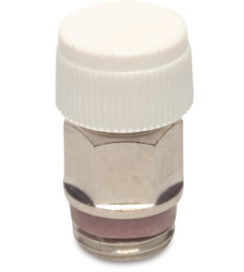 ITAP AFTAPKRAAN MESSING VERNIKKELD 1/4&quot; BUITENDRAAD TYPE 194