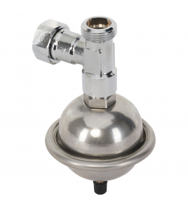 SANIVESK WATERSLAGDEMPER + T-STUK 1/2&quot;FX1/2&quot;FX1/2&quot;M