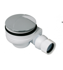 SANIT (PL LABEL) 3403500SB02 DOUCHEBAKSIFON M/PLUG 52MM CHR