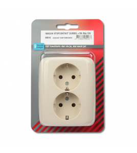 STOPCONTACT DUBBEL+RA B&amp;J REFLEX EW