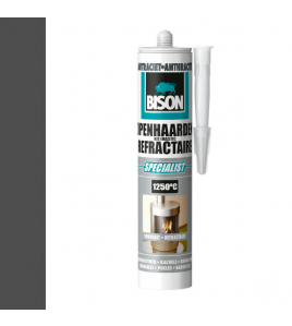 BISON OPENHAARDENKIT 1250 &deg;C 310ML KOKER ANTRACIET