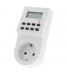 QL TIJDKLOK DAG-WEEKPROGR DIGI 1MIN WIT