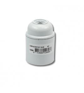 LAMPHOUDER E27 GLAD WIT