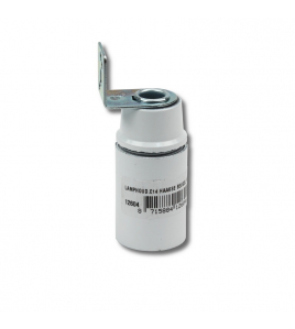 LAMPHOUDER E14 HAAKS BEUGEL WIT